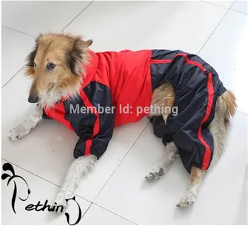 Karšto pardavimo Šuo Lietpaltis didelių šunų drabužius šunelis Lietpaltis didelis pet drabužiai vandeniui nemokamas pristatymas XS-5XL tiekimo