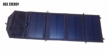 GGX ENERGIJOS Aukštos Kokybės 7.2 Vatų 5V Nešiojamas Saulės energijos Įkroviklis, Sulankstomas Saulės energija Varomas Mobiliojo Telefono Įkroviklio Galios Bankas