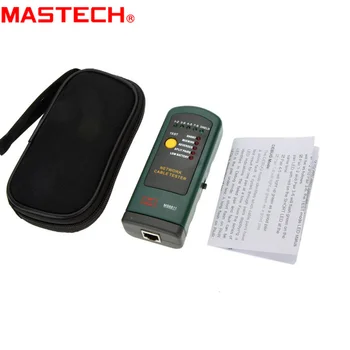 Mastech MS6811 Rankinį Tinklo Kabelių Testeris Linijos Sekimo UTP ir STP laidų Bandymo Matuoklis