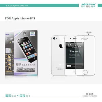 Nillkin iPhone 4 Ekrano Apsauginė Plėvelė Apple iPhone 4 / 4S Screen Protector, Skaidrus / Matinis