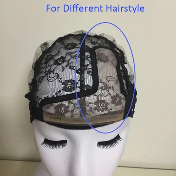 U Dalis Glueless Nėriniai Perukas Bžūp Formavimo Perukai Su Reguliuojamu Dirželiai Audimo Kepurės Moterims Plaukų Ju & Plaukams Easycap 6004