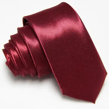 2018 vyriški Slim Ryšius Liesas kaklo Kaklaraištis necktie vientisos spalvos Poliesterio pigūs 36colors mados Aksesuarų, 5CM PLOTIS