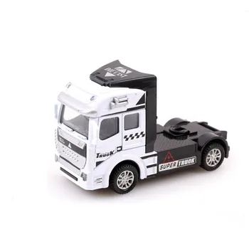1:32 lydinio lydinio automobilių priekio atgal konteinerių priekabos modeliavimas inžinerijos modelį Matal Atgal Klasikinis Automobilis Vaikų Žaislas Dovanos