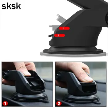 SKSK Universalus Automobilinis Telefono Laikiklis, Lengva One Touch, su Stipriu Stick siurbtukas Gps palaikymu Telefonas Mount