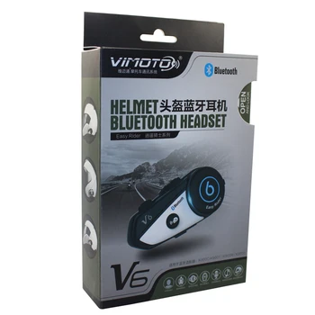 Anglų kalba 2vnt/daug Vimoto V6 Motociklo Šalmas laisvų Rankų įranga 