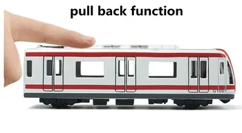 1:87 lydinio traukinių modelių,aukštos modeliavimas metro,transporto priemonės modelis, traukti atgal funkcija,žaislai,edukaciniai žaislai,nemokamas pristatymas