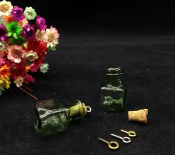 20sets/daug mišrios formos, norinčių kamščiamedžio kamščiu miniatiūriniai stiklo butelis, aišku, tuščias mėginio stiklainius nemokamai sidabras/bronza/aukso eyehook