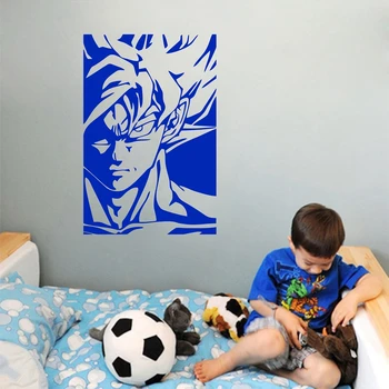 Gokas Dragon Ball Z Vinilo Sienos Lipdukas, Vaikų Kambarys Japonų anime simbolių, Meno, Lipdukai, Dekoras