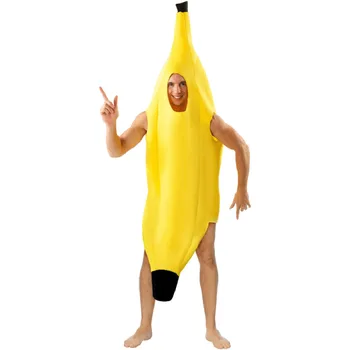 Suaugusiųjų Bananų Tiktų Vienas Gabalas Juokingas Kostiumas Vištų Šalis Helovinas Fancy Dress Karnavaliniai Kostiumai Vyrams Naujiena Kolekcija