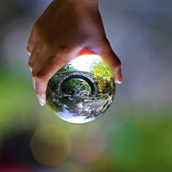 80mm Retas Aišku, Azijos Kvarco feng shui kamuolys Crystal Ball Sferoje Mados Stalo Dekoro Sėkmės Kamuolys Nemokamas Pristatymas