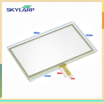 Skylarpu 4.3 colių 105mm*64.5 mm touch panel Taipower C430P GPS navigacija, touch ekranas skaitmeninis keitiklis skydas stiklas
