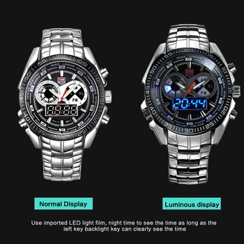 Sporto Laikrodžiai karšto parduoti Prekės TVG vyriški Laikrodžiai Skaitmeninis LED Kariniai Laikrodžiai, Nerūdijančio Plieno Žiūrėti Vyrų Laikrodis Relogio Masculino