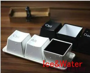 Plastikiniai Klaviatūros Taurės Kūrybinis Dizainas Puodelis Puodelis kavos Per Nustatyti Ctrl Alt Del 3 kūrinių yra
