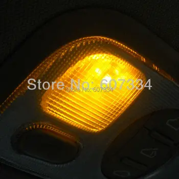 12V LED Geltonos Spalvos Automobilių Lemputės, Lemputė T10(9*5050 SMD)W5W W2.1x9.5d Signalų Viršuje Skaitymo Plotis Stovėjimo Šviesos