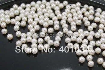 1/2/3/4 super mažas apvalios baltos spalvos gėlavandenių perlų karoliukus, autentiška kultūra, mini perlais, skirtas montuoti juvelyriniai dirbiniai,AAA kokybės