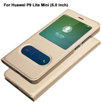 Atveju, Huawei P9 Lite Mini Atveju Prabanga P9Lite Mini PU Odos dangą, Flip Case For Huawei P 9 Lite Mini Telefono dėklas Flip Cover