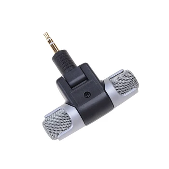 3.5 mm Mini Mikrofonas ECM-DS70P Electret Kondensatoriai, Belaidės Stereo Mikrofonas PC MD Kameros
