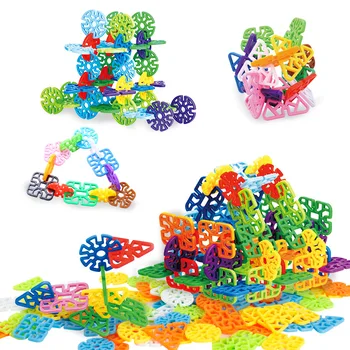 Skaitmeninis Slyvų Gėlių &Snaigės Blokai Vaikų Žaidimo Žaislas Kūdikiui Švietimo Žaislas Dovana Vaikams Klasikinis Žaislai