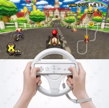 Naujų Lenktynių Žaidimų Vairas Skirtas Nintendo Wii Mario Kart