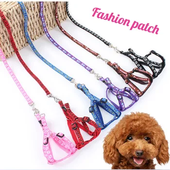 2017 karšto parduoti šunelis diržo nešiojamas nailono traukos virvės šunelis panaudoti šuniuką ir didelis šuo, įvairių spalvų dydis M-XL šuns antkaklis