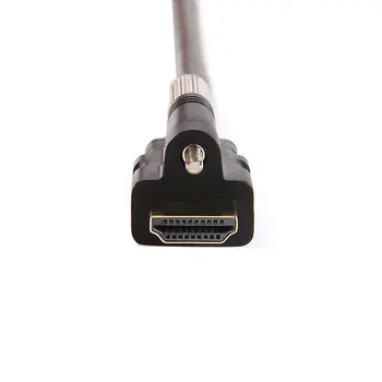 HDMI HDTV 1.4 Vyrų Vyrų Audio Video Kabelis su Užrakto Varžtais Panel Mount HDMI Type 1m 1,5 m 2m 3m 5m 8m