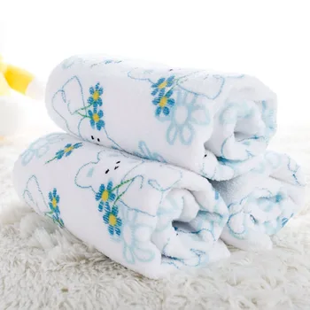 Grynos medvilnės vaikų mažų rankšluostį animacinių filmų modelis mažos vonios rankšluosčiu, nosine minkštas kūdikio rankšluostis nešiojamų kelionės