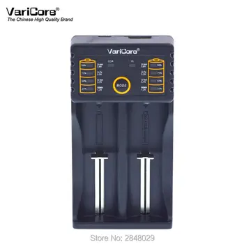 VariCore V20i Įkroviklis 18650 1.2 3.7 3.2 3.85 AA / AAA 18350 26650 10440 14500 16340 25500 ličio baterija, 
