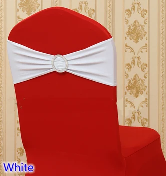 Spandex varčias su apvali sagtis kėdės apima,balta spalva tinka visoms kėdės 15cm pločio ruožas juostos, juostelės