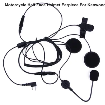 K kištuko 2 pin walkie talkie pusė šalmas laisvų rankų ausinė vandeniui atsparus PTT tinka bet šalmas motociklų lenktynių laisvų rankų įranga