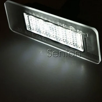 1Pair Automobilio LED skaičius Licenciją Plokštelės Šviesos 12V Baltas SMD LED lempos Automobilių Stilius, Skirta Hyundai i30 CW Kombinuotas Elantra Sedanas priedai