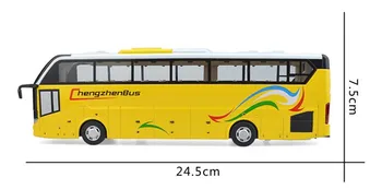 1:32 lydinio autobusų modelių,traukite atgal ir mirksi & muzikos,Didelių turistinių autobusų,metalo diecasts,žaislinės transporto priemonės,nemokamas pristatymas
