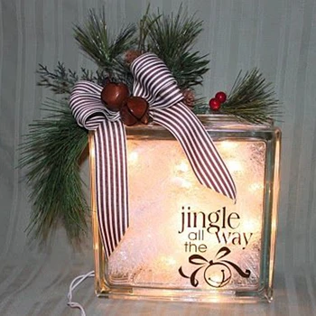 Kalėdų windows lipdukas - Jingle Visą Kelią Vinilo Decal Kalėdų Namų Puošybai
