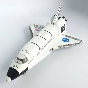 Space Shuttle Metalo Diecast Žaislas Erdvėlaivių Modelio Garso Ir Šviesos Emuliacija Elektros Traukti Atgal Žaislas Kalėdų Dovana Berniukams Vaikai