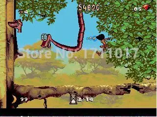 Džiunglių Knyga 16 bitų MD Žaidimo Kortelės Sega Mega Drive Genesis