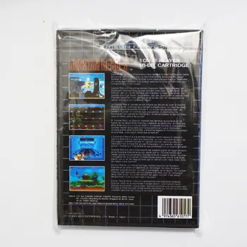 Pistoletas Star Herojai Žaidimas Kasetė 16 bitų MD Žaidimo Kortelės Su Mažmeninės Langelyje Sega Mega Drive