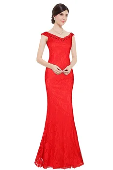 Corzzet Elegantiška Juoda /Raudona/ Blued Nėrinių Ilga Suknelė Seksualus Lieknėjimo Moterų Suknelė Plius Dydis Ilgos Suknelės, Šaliai, Naktį Suknelės