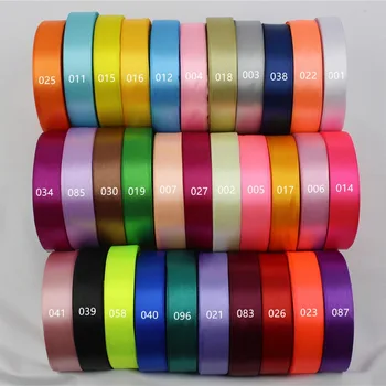 16694-B, 20mm 32 spalvą galite pasirinkti 25 Metrų Šilko, Satino Juostelės , Vestuvių dekoratyvinės juostelės, dovana wrap, 