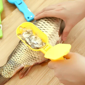 Aukštos kokybės praktinio žuvų scaler masto craper moliuskas atidarytuvas valymo grandymo žuvų virtuvės reikmenys, maisto ruošimo priemonės.