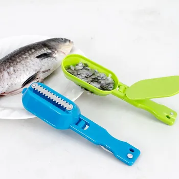 Aukštos kokybės praktinio žuvų scaler masto craper moliuskas atidarytuvas valymo grandymo žuvų virtuvės reikmenys, maisto ruošimo priemonės.