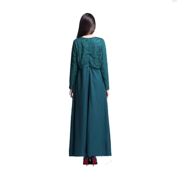Mados Abaja Šifono suknelė Musulmonų suknelė moterims Dubajuje Merginos islamo drabužių Arabijos drabužius B8062