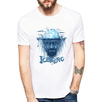 Karšto pardavimo Breaking Bad Walter Marškinėliai heizenbergo t-marškinėliai Vyrams, kietas custom design 