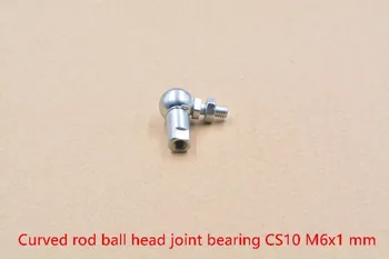 Lenktas strypas kamuolį galva lazdele pabaigoje bendras guolis CS10 M6x1 universalus bendras