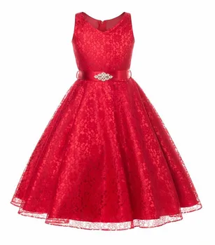 Iki 2017 M. Vasaros Baby Girl Dress Drabužių Mados Nėriniai Rankovių Vaikų Mergaičių Princesė Suknelės 5 6 7 8 9 10 11 12 Metų Drabužių