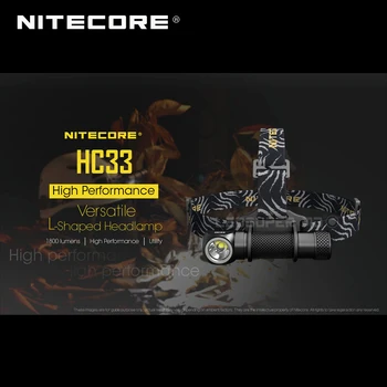 Naujas Atvykimo 2018 Nitecore HC33 CREE XHP35 HD LED 1800 Liumenų Universalus Aukštos kokybės L-formos Žibintai Naudoti Kasdien