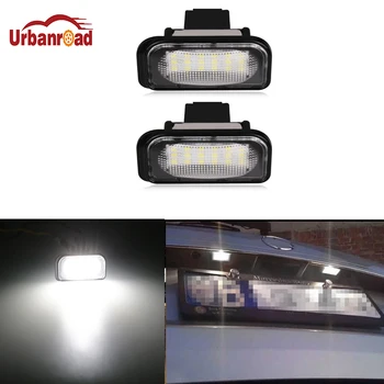 Urbanroad 1 Pora Automobilį Auto Licenciją Plokštelės Šviesos 18 LED SMD 3528 Mercedes Benz W203 4D LED Numerio laikiklis Žibinto Lemputę Benz