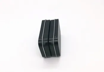 95X60X21mm juoda alavo box black metalinė dėžutė su matiniu paviršiumi saldainiai pakavimo dėžutė maža dėžutė be vyrių