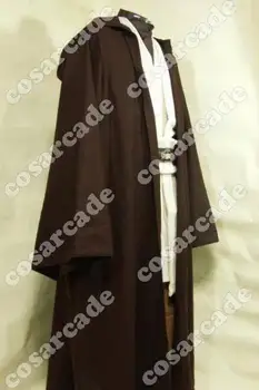 Star Wars Jedi Master Obi Wan/Ben Kenobi Cosplay Tunika Kostiumas Kostiumas Individualų