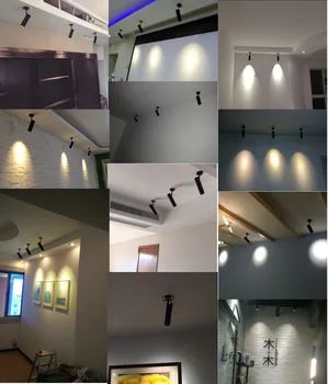 LED Nuotrauką Šviesos LED Prožektoriai Stebėjimo led Spot Lempos patalpų Paviršiaus Montuojamas prie Sienos Dėmesio Lubų Taškinis Apšvietimas Šviestuvai
