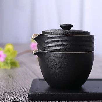 TANGPIN japonų keramikos arbatinukas virdulys gaiwan arbatos puodeliai nešiojamų kelionių biuras arbatos rinkinys