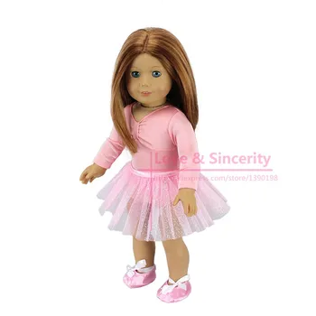 3pcs 1, Šokių Kostiumas Tinka Amerikos Mergina Lėlės Suknelė Drabužius 18Inch Amerikos Mergina Lėlės